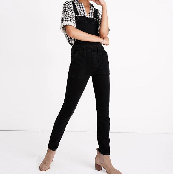 Madewell Pants - Madewell Skinny Overalls in Lunar Wash
